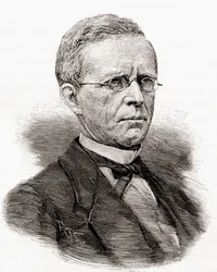 Lyman Trumbull, de The Century Magazine, publicado en 1887 (grabado)