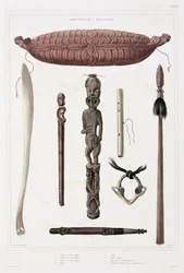 Artefactos maoríes, Nueva Zelanda