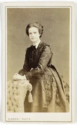 María Pía de Saboya - Reina de Portugal, c 1865