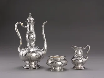 Servicio de Café Martelé: Cafetera, c.1900-1910