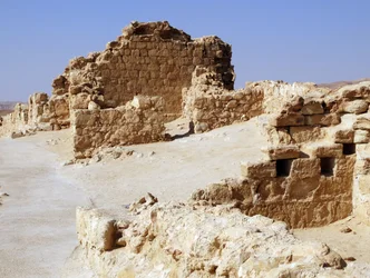 Masada es una antigua fortificación en el Distrito Sur de Israel