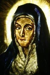 Mater Dolorosa (detalle) por el Greco, Lourdes, Francia