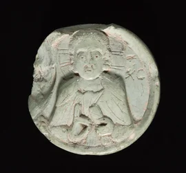 Medallón con Cristo, c.1200-1400