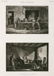 Cobre: Herrero y calderero, Egipto, c. 1798