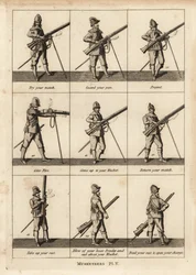 Ejercicios militares de mosqueteros