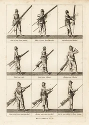 Ejercicios militares de mosqueteros