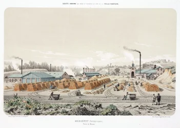 Minería, Minerales Metálicos. Mineral de zinc, Moresnet Neutral