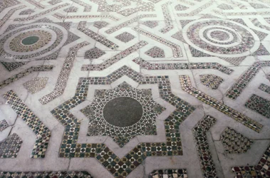 Pavimento de mosaico en la Catedral de Monreale, Sicilia