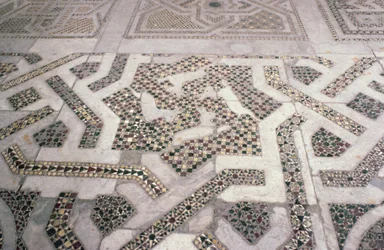 Pavimento de mosaico en la Catedral de Monreale, Sicilia