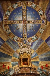 Mosaico en la basílica de Jesús de Medinaceli Madrid España