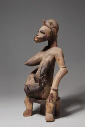Figura de madre e hijo, 1800s-1900s