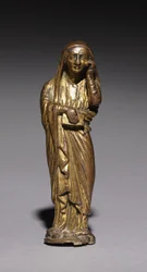 María en duelo, probablemente de una cruz de altar, 1200-1300