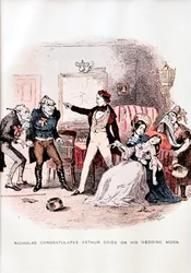 Nicholas Nickleby de C. Dickens - ilustración