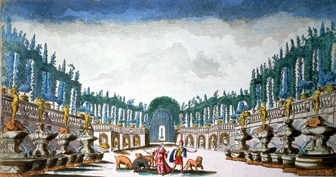 Odiseo con Circe que transformó a su tripulación en animales