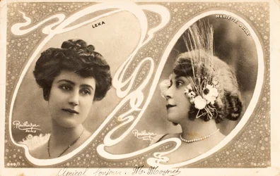Tarjeta postal antigua/Leka/Mariette Sully (1874-1940)/Actriz