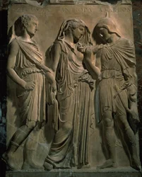 Orfeo, Eurídice y Hermes