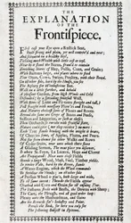 Página de título y explicación en forma de poema de la 4ª edición de 