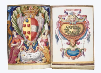 Páginas del Álbum Amicorum de Philipp Hainhofer, 1596-1633