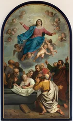 Iglesia parroquial (Heestert, Onze-Lieve-Vrouw Hemelvaart). En el interior. Pintar.