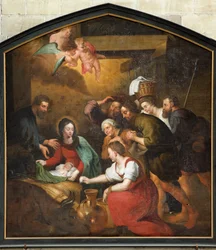 Iglesia parroquial (iglesia parroquial de San Martín). Pintar.