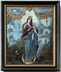 Iglesia parroquial (Parochiekerk Sint-Martinus). Pintura. Inmaculada Concepción o Virgen con el Niño.