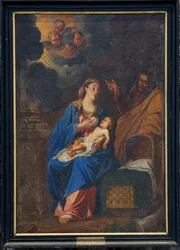 Iglesia parroquial (Iglesia Parroquial de Santa Walburga). Pintar.
