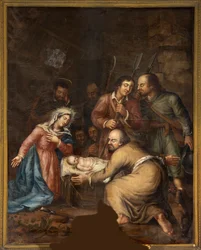 Iglesia parroquial (Schendelbeke, iglesia parroquial de St Amand). Pintar.