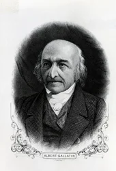 Retrato de Albert Gallatin (1761-1849) (grabado)