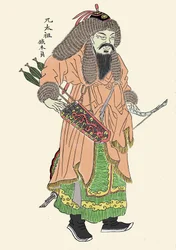 Retrato de Gengis Kan