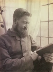 Retrato de George Bernard Shaw (1856-1950) de joven
