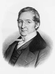 Retrato de Joseph-Louis Gay-Lussac (1778-1850), químico y físico francés, grabado