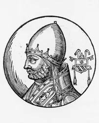 Retrato de Nicolás III (Giovanni Gaetano Orsini, circa 1216-1280)