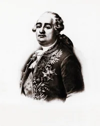 Retrato del rey de Francia Luis XVI (1754-1793) Grabado del siglo XIX