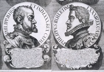 Retratos de Felipe II y Felipe III de España