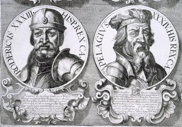 Retratos de Roderico y Pelagio