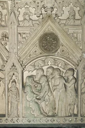 Portugal - Alcobaça. Tumba de Inés de Castro en el monasterio de Santa María