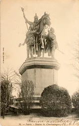 Estatua de Carlomagno, París, Sena, Isla de Francia, Francia