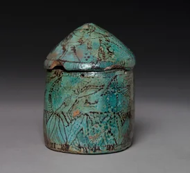 Pyxis con tapa, finales del Reino Medio a principios del Nuevo Reino, c.1901-1525 a.C.