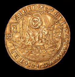 Moneda Rara, Inglaterra Oro Real Reina Isabel I