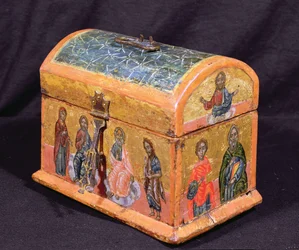 Caja de Reliquias o Crismerio, Islas Griegas, c.1700