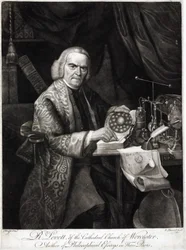 Richard Lovett, físico británico, c. 1750-1780