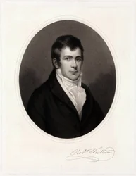 Robert Fulton, inventor estadounidense, c 1800