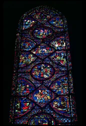 Escenas de la Vida de Carlomagno (747-814) del deambulatorio, c.1215-35