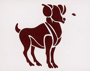 Signo del zodíaco: el Belier (Signo astrológico: aries) Colección particular