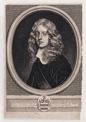 Sir Samuel Morland, diplomático, matemático e inventor inglés, c 1660