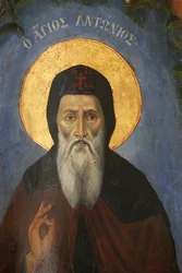 Ícono de San Antonio, 20150507, Nicosia, Chipre