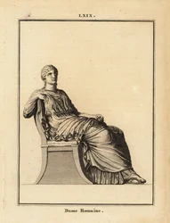 Estatua de una mujer romana