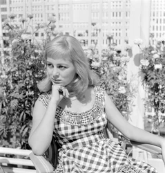 LA ACTRIZ ALESSANDRA PANARO EN VENECIA LIDO - 1957