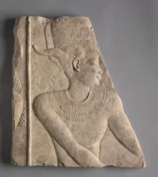 Relieve de templo de una deidad, 360-246 a.C.