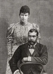 El Duque y la Duquesa de Cornualles, Jorge V y su esposa María de Teck